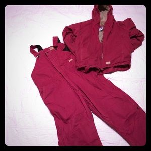 Women’s coveralls and winter coat size XL